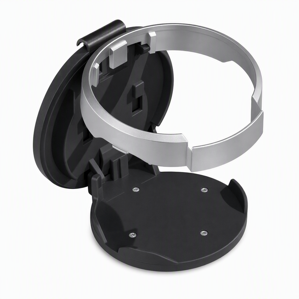 Porte-gobelet de voiture pliable multifonctionnel, support de rangement pour boissons et bouteilles d'eau à grand diamètre