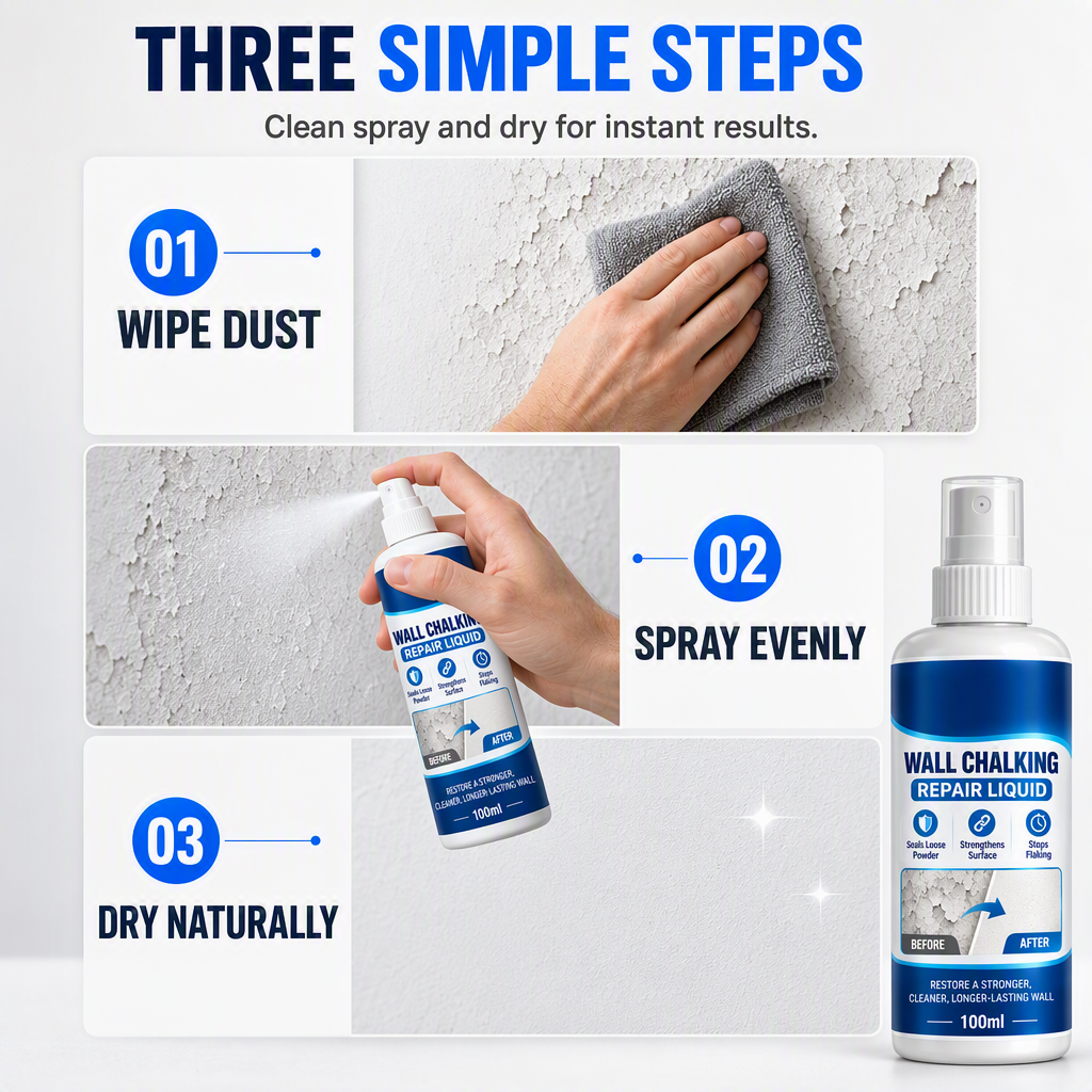 Solution de réparation murale¡ªprévient le farinage, offre une adhérence profonde et est imperméable. Rend vos murs plus solides