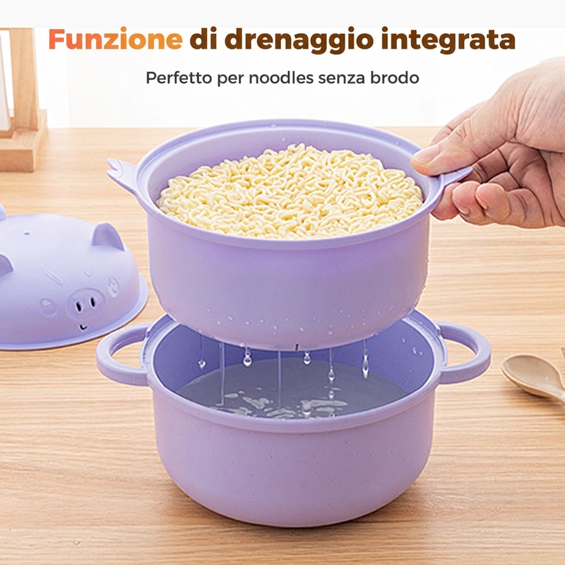 Ensemble de bols à ramen créatifs, compatibles micro-ondes