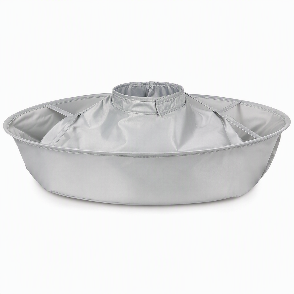 Cape de coupe de cheveux respirante de taille moyenne grise pour adulte et blouse de salon de teinture capillaire inodore