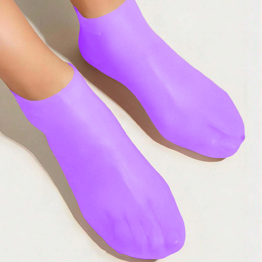 Chaussettes en silicone hydratantes et exfoliantes, chaussettes de protection pour la plage