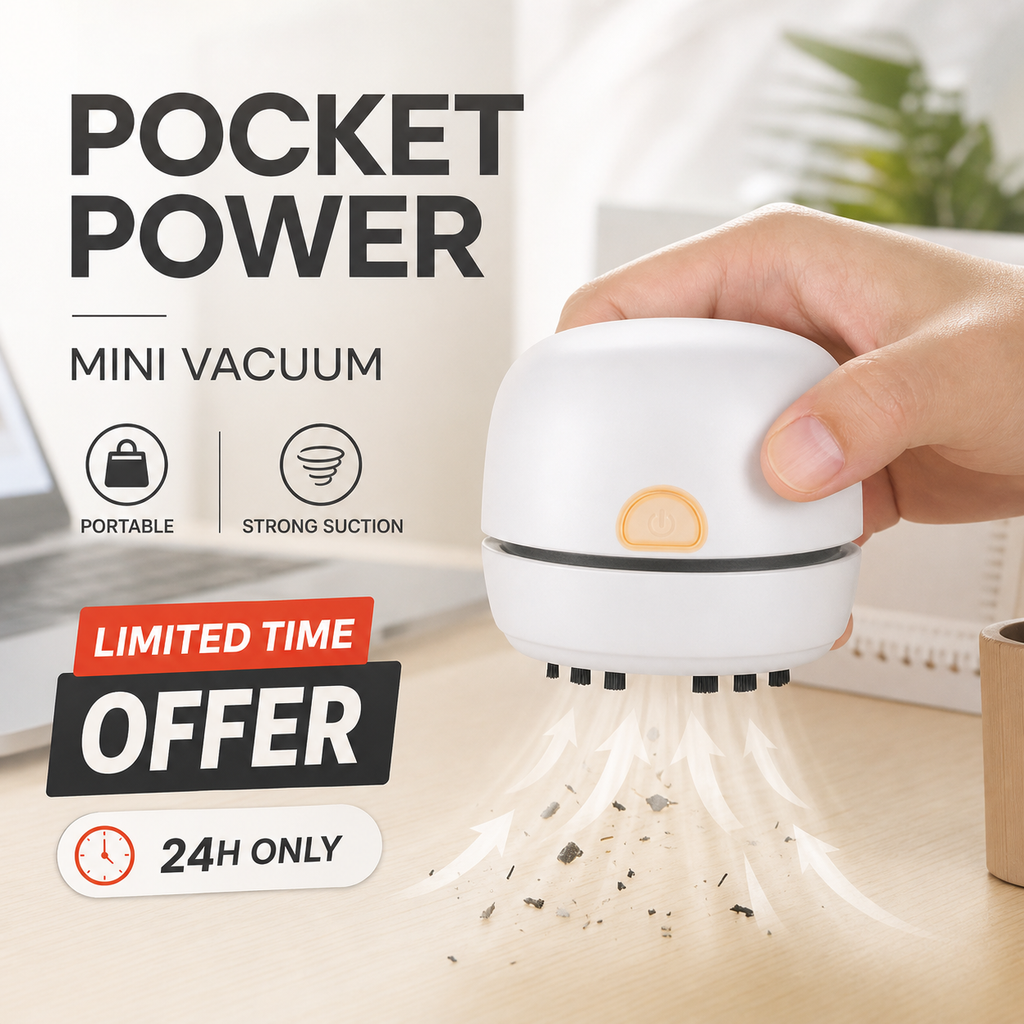Mini aspirateur de bureau portable
