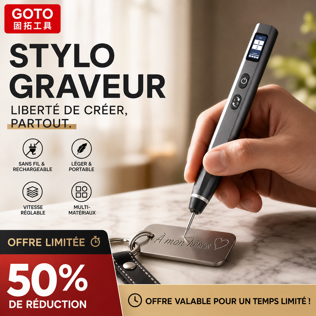 Graveur sans fil rechargeable